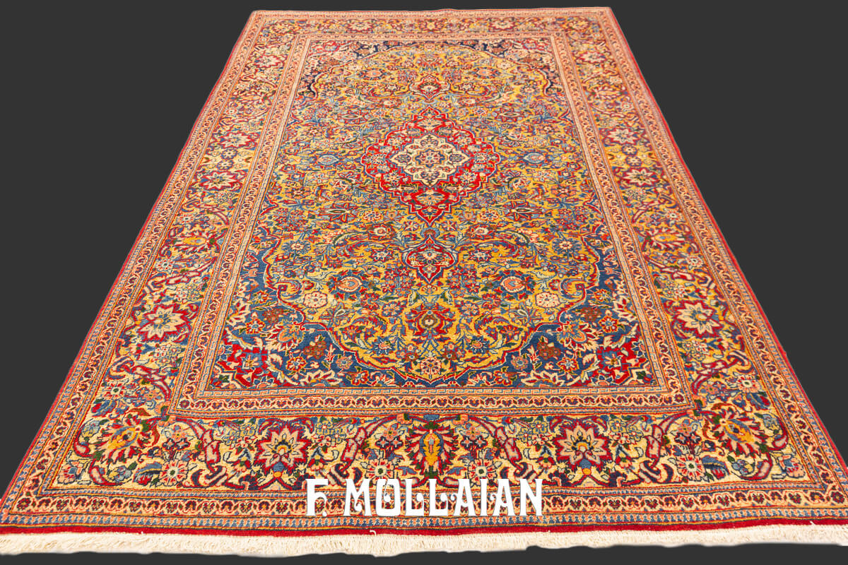 Kashan Rug Kurk Part Silk A. n°:430668